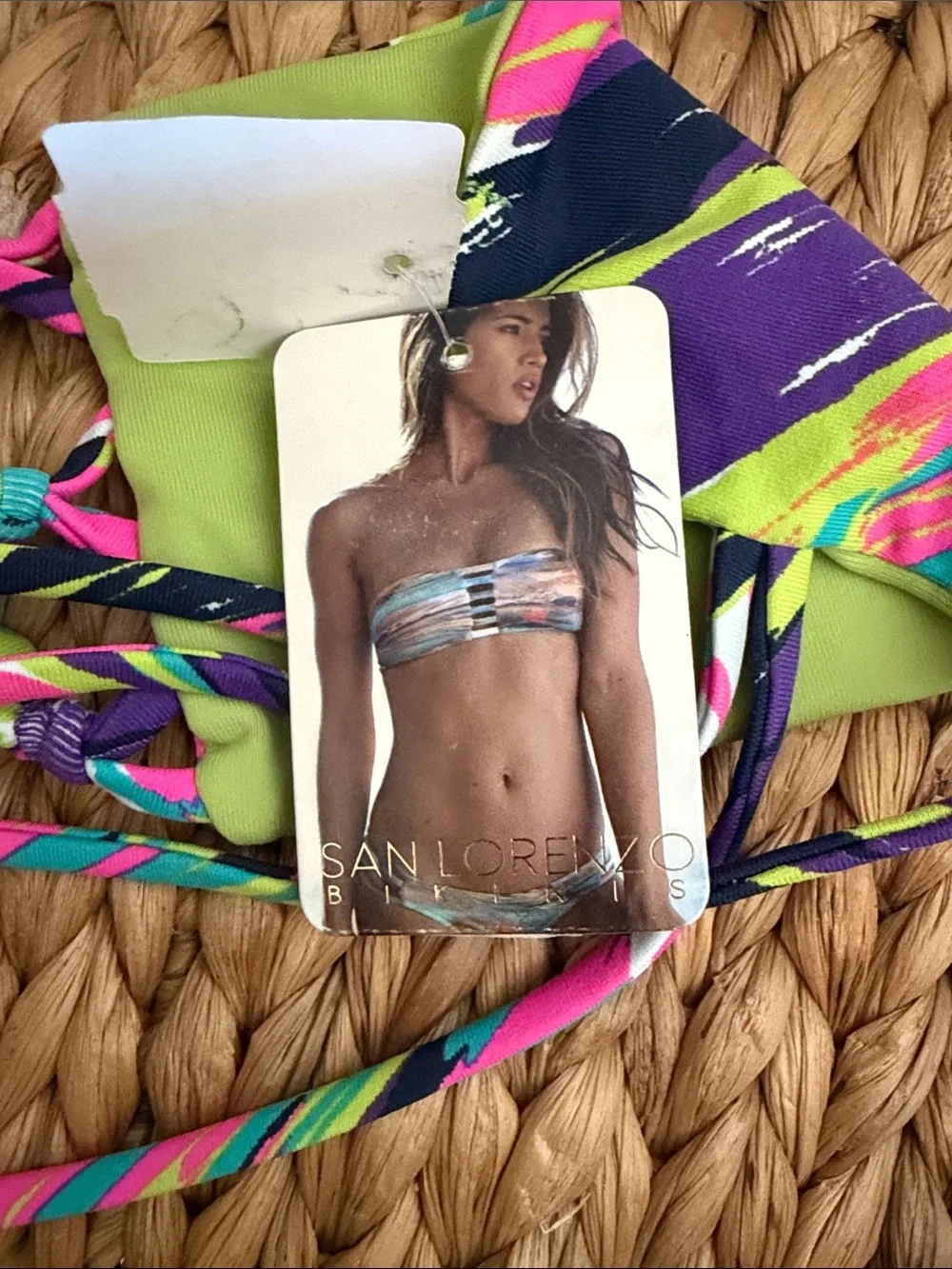 San Lorenzo Bandeau Bikini Top NWT - Picture 4 of 4